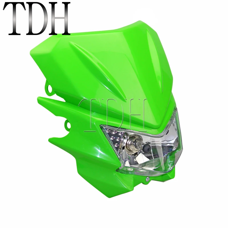 Фара мотоциклетная с ближним/дальним светом для Kawasaki KX KLX KLR KLE ZZR KDX 110 250 450 650 |