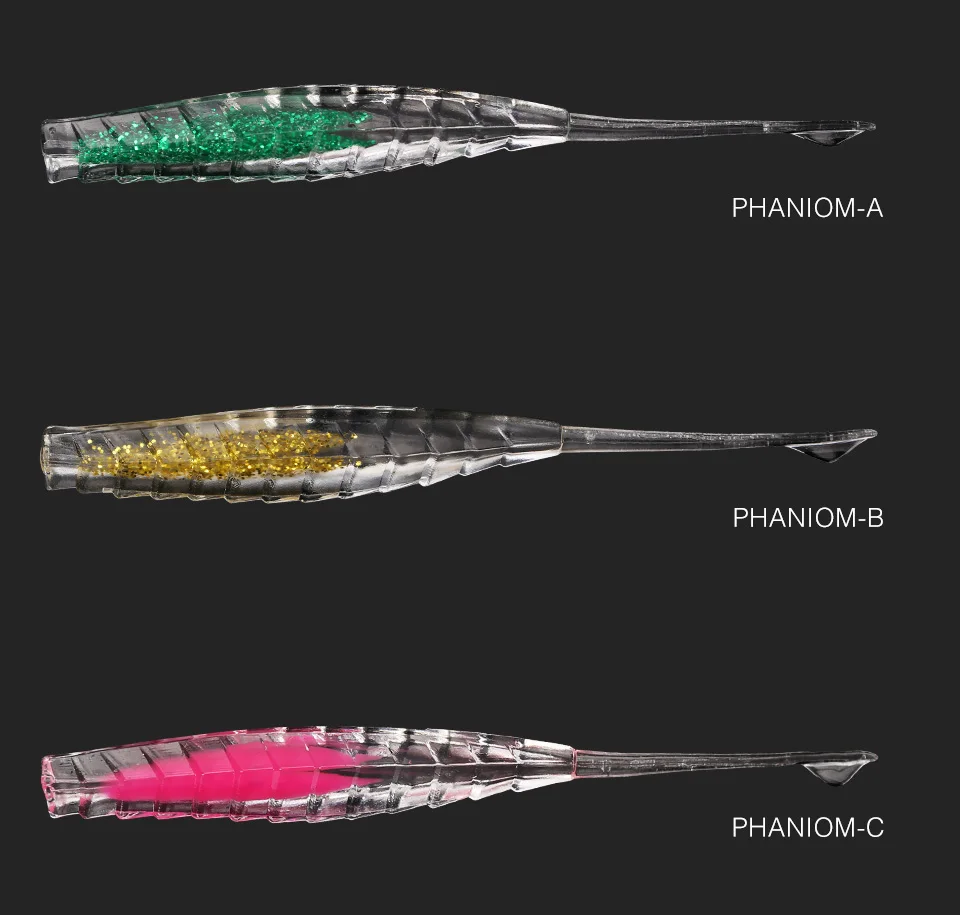 TSURINOYA для рыбалки приманки PHANIOM Красочные; высотка каблука 10 см/2,9 г жезлообразный мягкие приманки искусственные плавающая приманка морской рыбалки приманки 5 шт./пакет