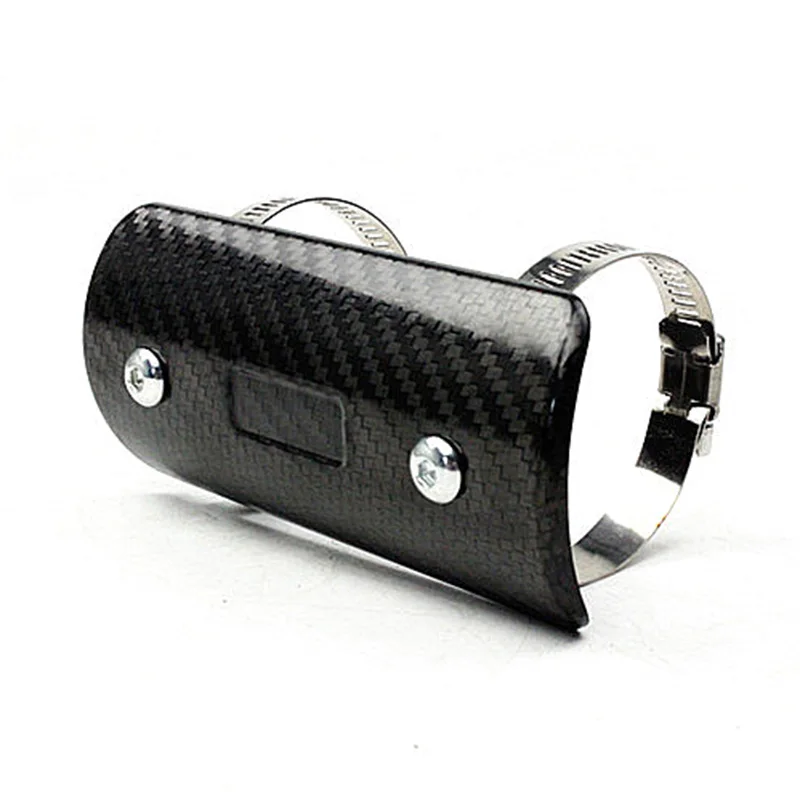 TKOSM Motorcycle Exhaust Muffler Cover Carbon Fiber Color Protector Heat Shield Guard TMAX530 CB400 CBR300 Z250 Z750 | Автомобили и