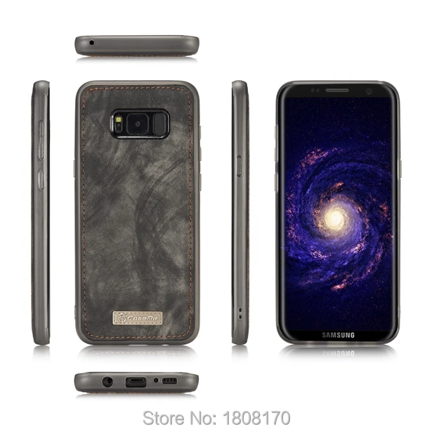 CaseMe молнии бумажник кожаный чехол для iPhone X XR XS Max 8 I8 6 6s 7 Plus samsung S10 S10E S8 плюс S7 край ретро Винтаж 1 шт