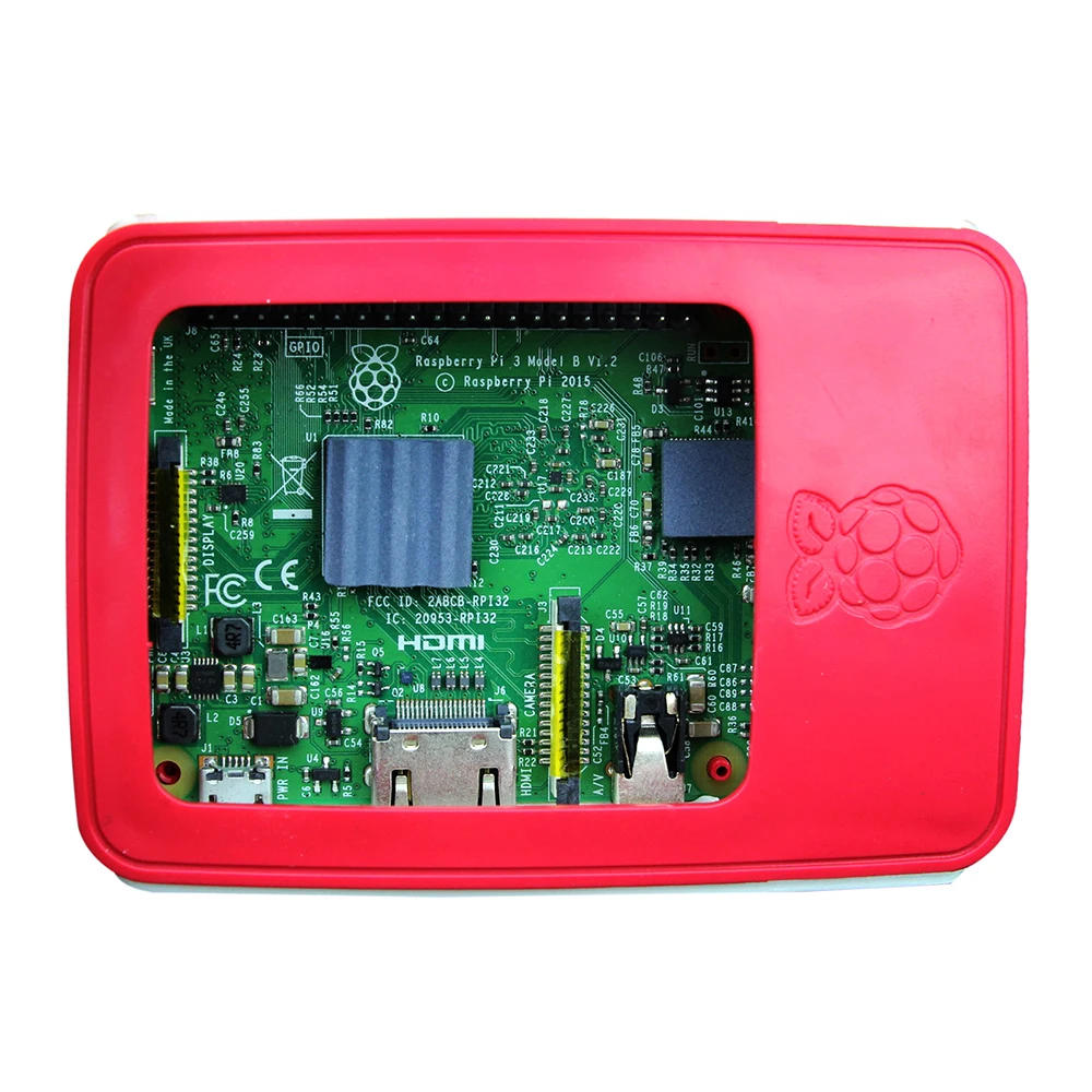 Чехол Aokin для Raspberry Pi черный белый красный защитный чехол Couqe 3 B/3/2/B + Capa