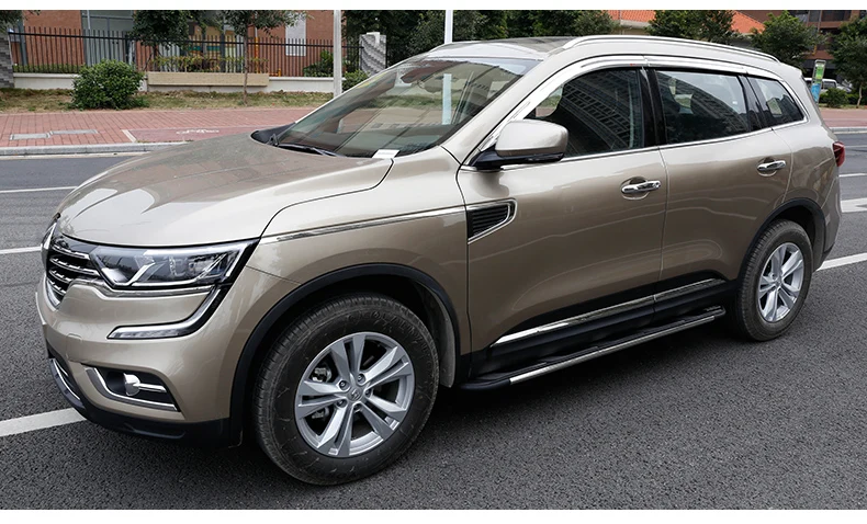 Для Renault Koleos 2017 2018 Стайлинг автомобиля боковая педаль вверх и вниз приветственная