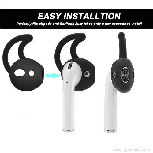 Acekool 3 в 1 для AirPods силиконовый чехол Защитный Apple Airpod 1x Ремешок ушные крючки