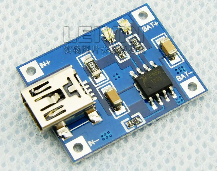 Литий ионный аккумулятор с зарядным устройством USB 1A|Интегральные схемы| |
