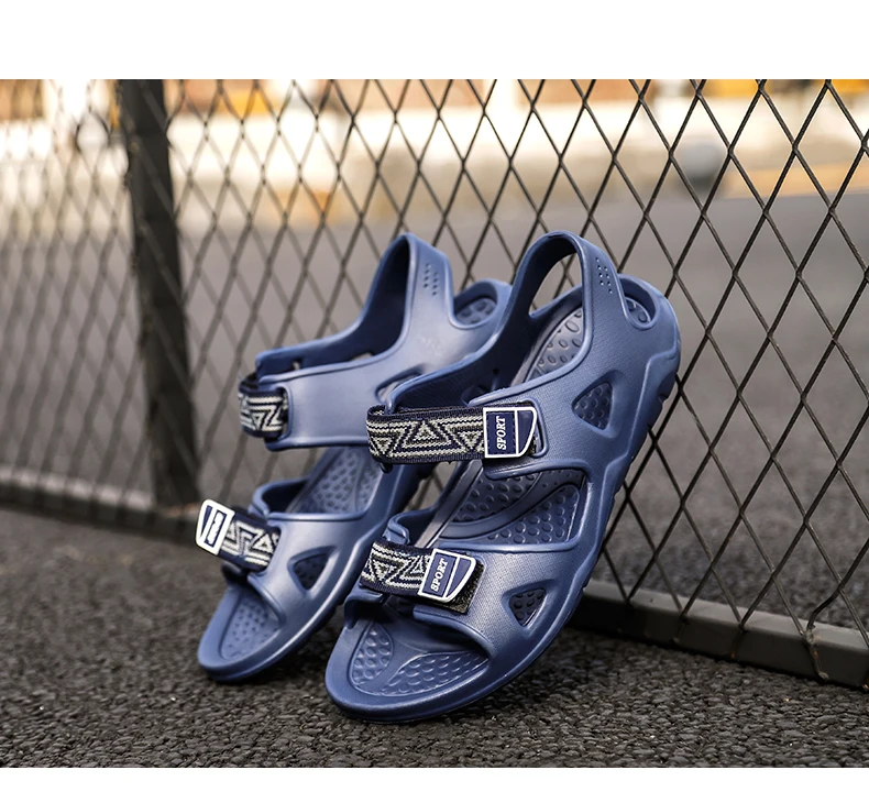 Large Size Men Sport Sandals Summer Cheap Beach Shoes Light Outdoor Non-slip Water Shoes Rivers Upstream Slippers Man Footwear