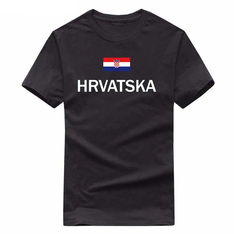 2018 Croatia 100% хлопок футболки Новая мода Печать Досуг Мужская Футболка Флаг Франции