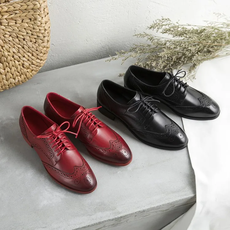 MLJUESE 2020 женские туфли-лодочки из коровьей кожи Сезон осень-весна обувь с