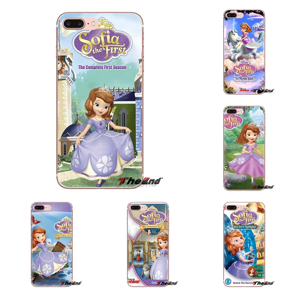 Sofia the First Season 3 TPU Transparent Cover Bag For LG G3 G4 Mini G5 G6 G7 Q6 Q7 Q8 Q9 V10 V20 V30 X Power 2 K10 K4 K8 2017 |