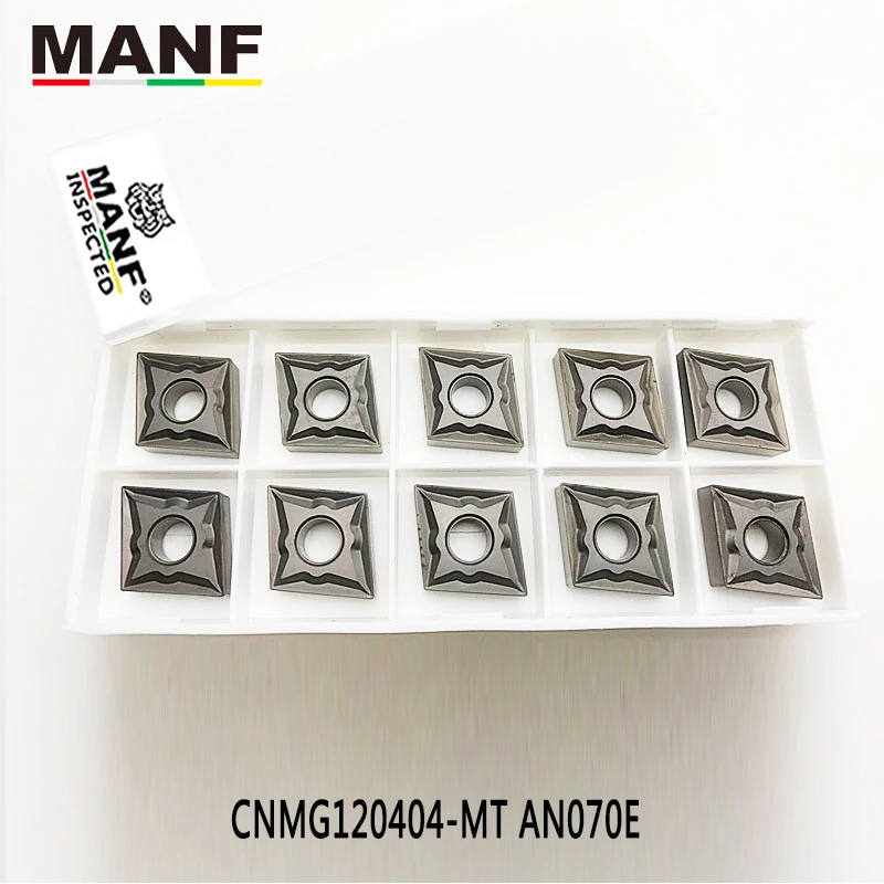 

Твердосплавные пластины MANF CNMG120404, токарные инструменты, токарный станок, внешний инструмент, лезвие Cermet, тонкое лезвие автомобиля для стали...