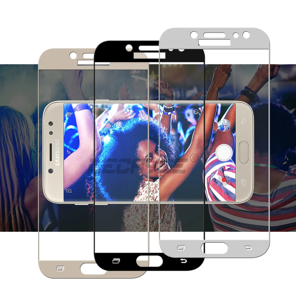 LECAYEE для samsung Galaxy J3 J7 J5 закаленное стекло для samsung SM-J530 J330 J730 Защитная стеклянная пленка для экрана полное покрытие
