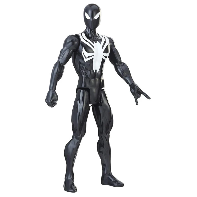 BLACK SPIDER E23 opp 30 см Marvel черный костюм Человек-паук фигурка игрушки Мстители Титан герой сила FX Майлз боевой дух Человек-паук бронированный Человек-паук Гвен модель игрушки - Цвет: BLACK SPIDER E23 opp