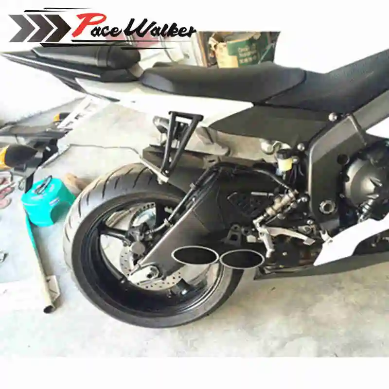 Реальная углеродная Модифицированная выхлопная труба для yamaha R6 bomb