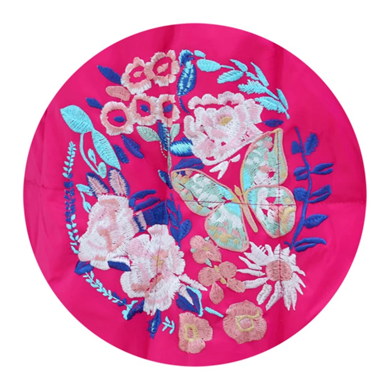 Женский пуховик с вышивкой в китайском стиле длинная модная зимняя новая куртка