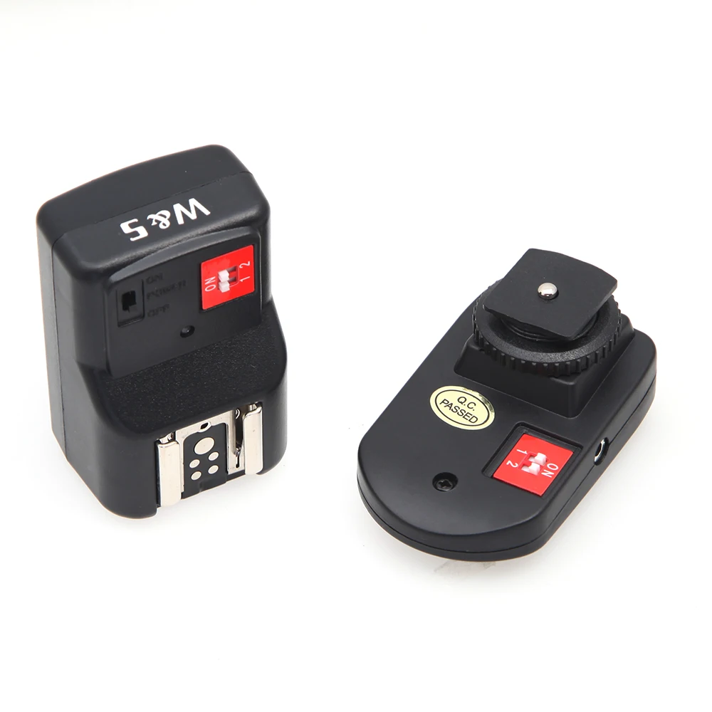 WS PT-04GY 4 Каналы Беспроводной пульт дистанционного управления Speedlite Flash Universal вспышки триггера передатчик и приемники для цифровой зеркальной камеры Canon Nikon Pentax Olympus
