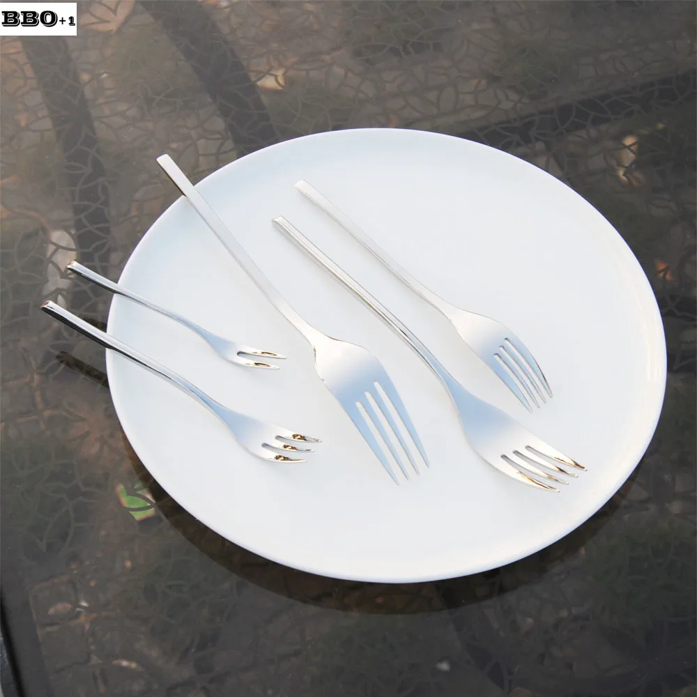 Набор вилок из нержавеющей стали комплект 6 предметов с элегантной длинной