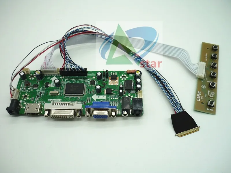 HDMI + DVI VGA аудио набор для платы ЖК контроллер 17 3 &quotN173O6 L02 B173RW01 1600*900 40 иглы ноутбук
