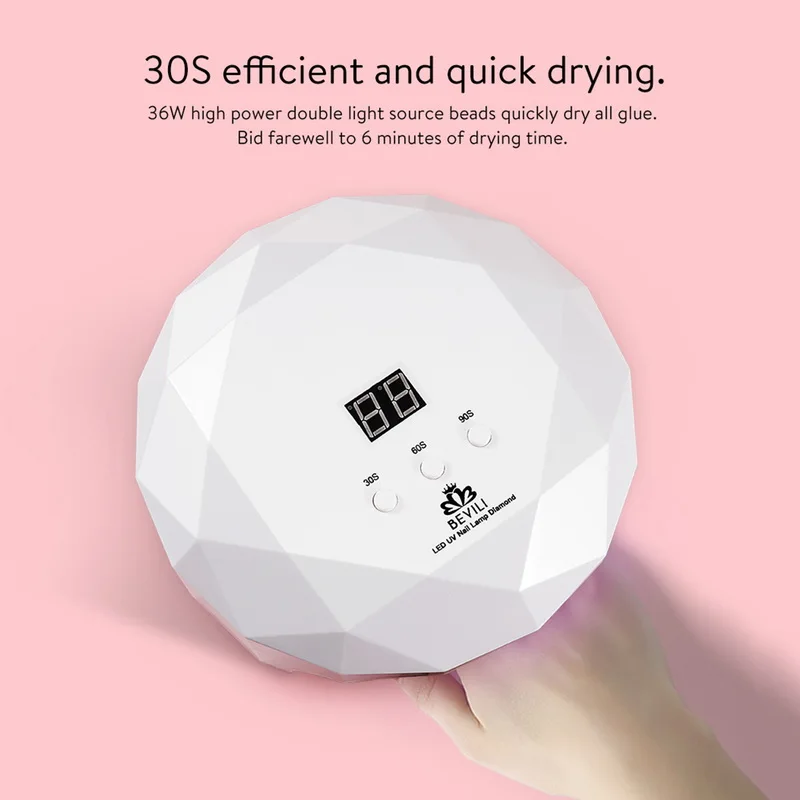 Новое поступление 36 Вт машинка для ногтей УФ светодиодный Сушилка Qiuckly сушка