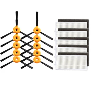 Боковая щетка 20 шт.лот 10 шт. + HEPA-фильтр 5 шт. + губка 5 шт. для робота-пылесоса Eufy RoboVac 11, детали для робота-пылесоса Eufy RoboVac 11c