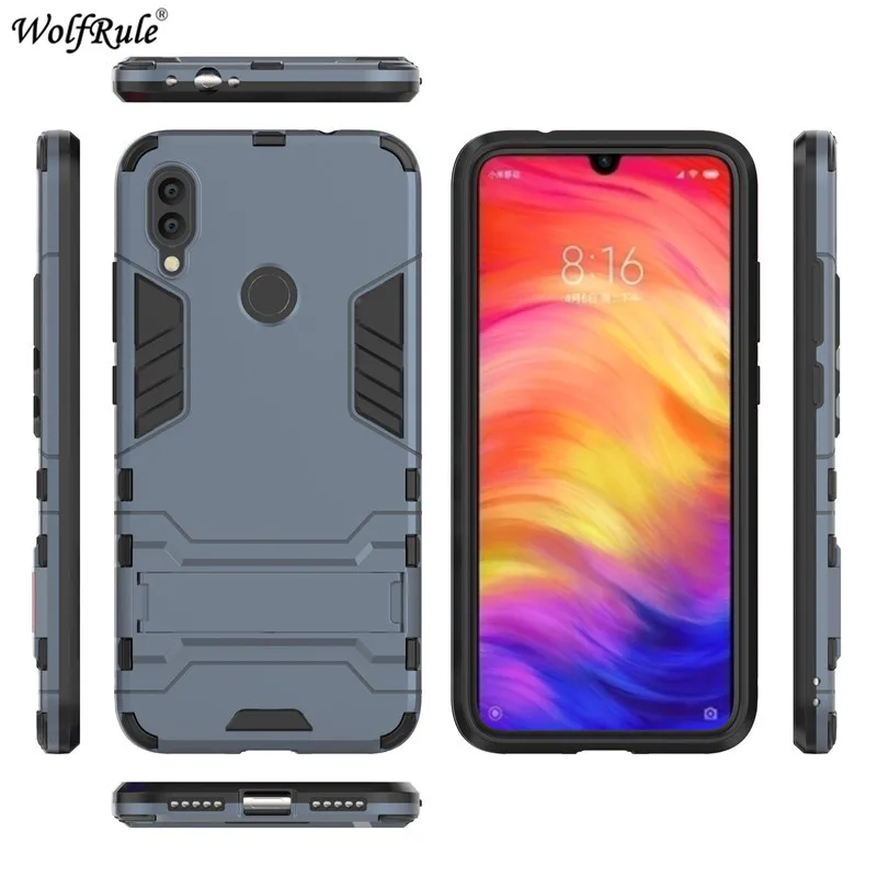 Чехол для Xiaomi Redmi Note 7 чехол из ТПУ и поликарбоната защитный задней панели