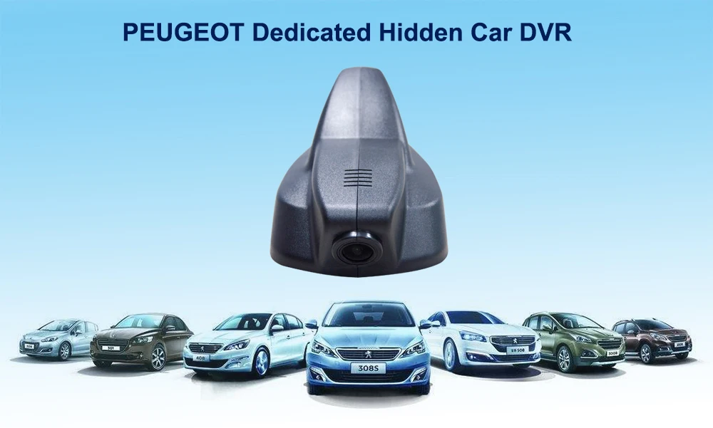 Jabriel скрытый wifi Автомобильный видеорегистратор для PEUGEOT 2008 Авто 1080P Dash Cam Автомобильная магнитола двойной объектив камера заднего вида