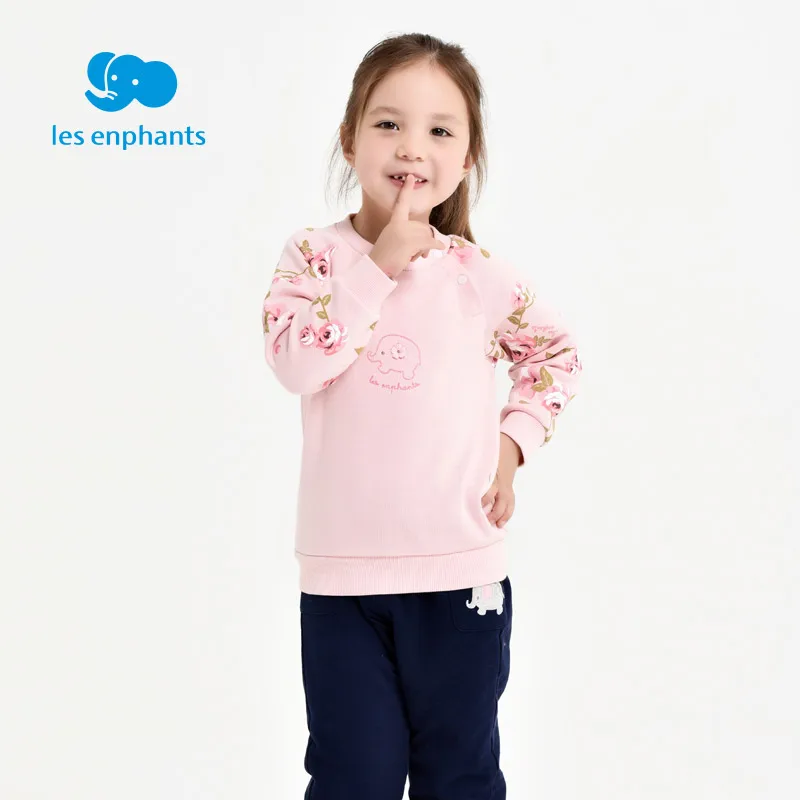 Les enphants 2018 Новая мода для новорожденных девочек с капюшоном Демисезонный