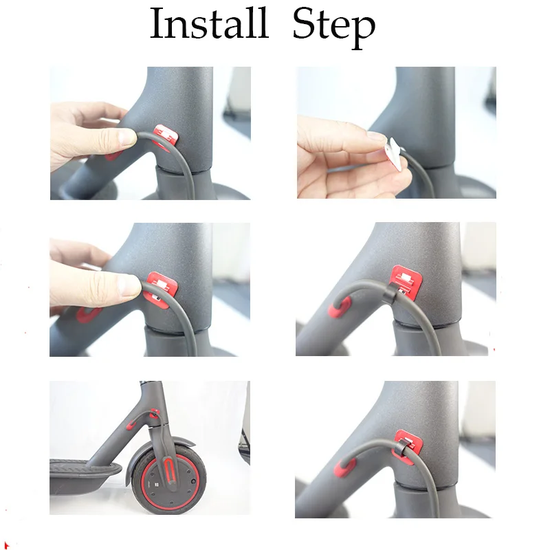 Новый дизайн Xiaomi m365 скутер сплав стяжка пряжка защита электрический провод