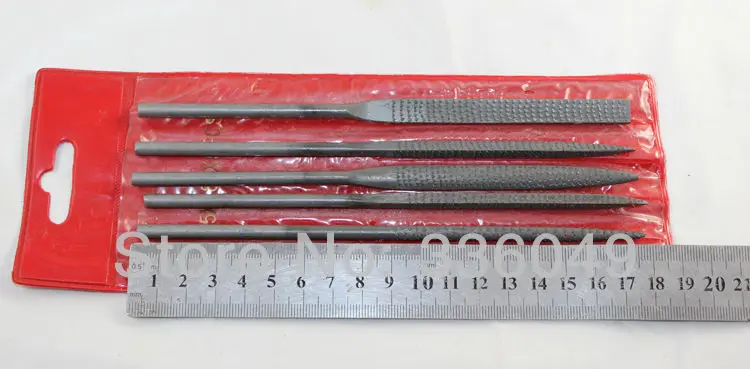 5 шт. Набор круглых пилок для ювелирных изделий 180 мм|set drill|set oilneedle feed |