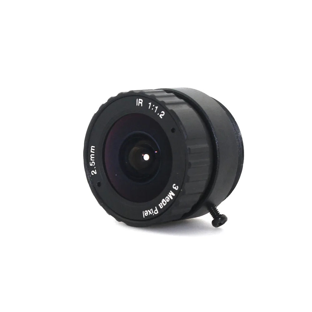 3MP 2,5 мм CS cctv объектив подходит для both1/2," и 1/3" CMOS чипсетов для ip-камер и камер безопасности