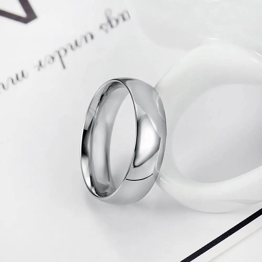 Latest fashion fortunately Gold Color women men polished stainless steel ring jewelry wedding band Valentine's Day Y30 | Украшения и