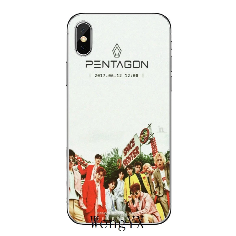 Мягкий чехол для телефона samsung Galaxy J4 J6 prime J8 A6s A7 A8 A9s star Note 9 S10 lite plus Пентагон kpop Корейская группа мальчиков - Цвет: Pentagon-kpop-A-08