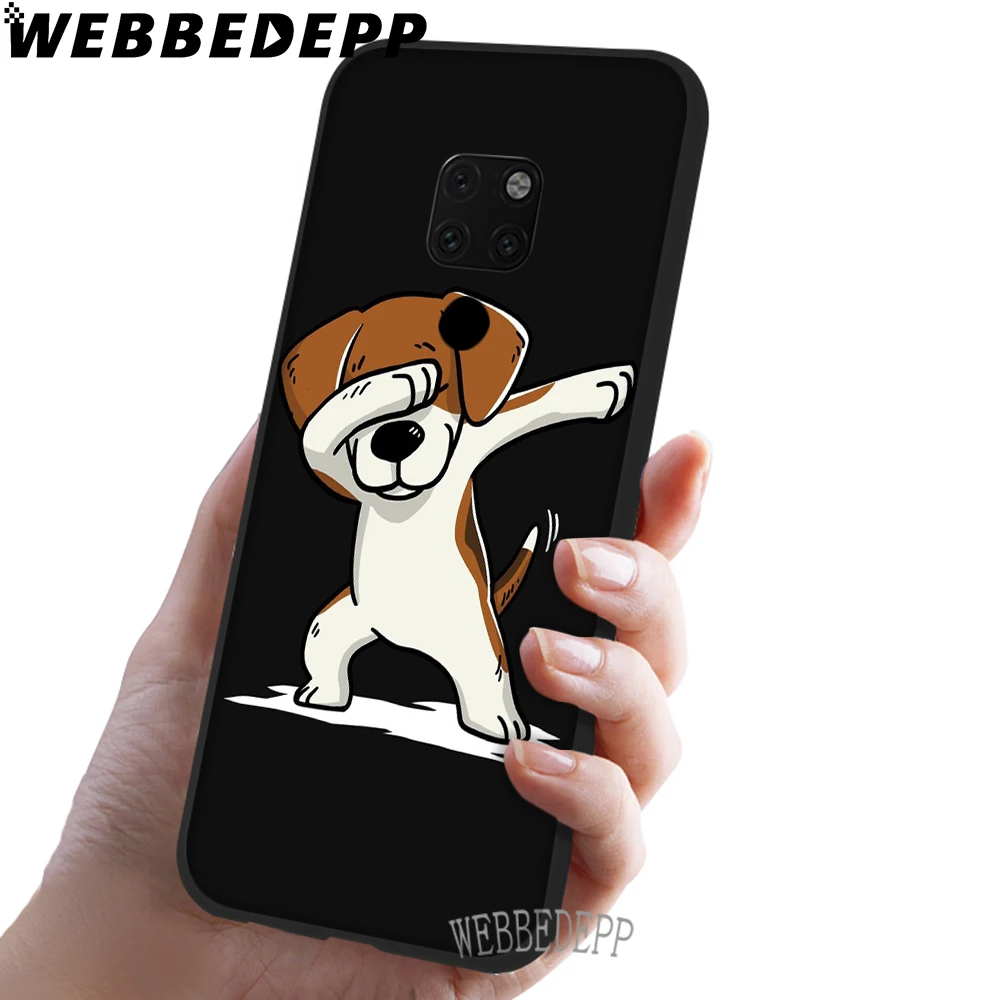 WEBBEDEPP Забавный мультяшный Мягкий ТПУ чехол для Huawei Y6 Y7 Prime Y9 Mate 10 20 Lite Pro Nova 2i 3i 4 |