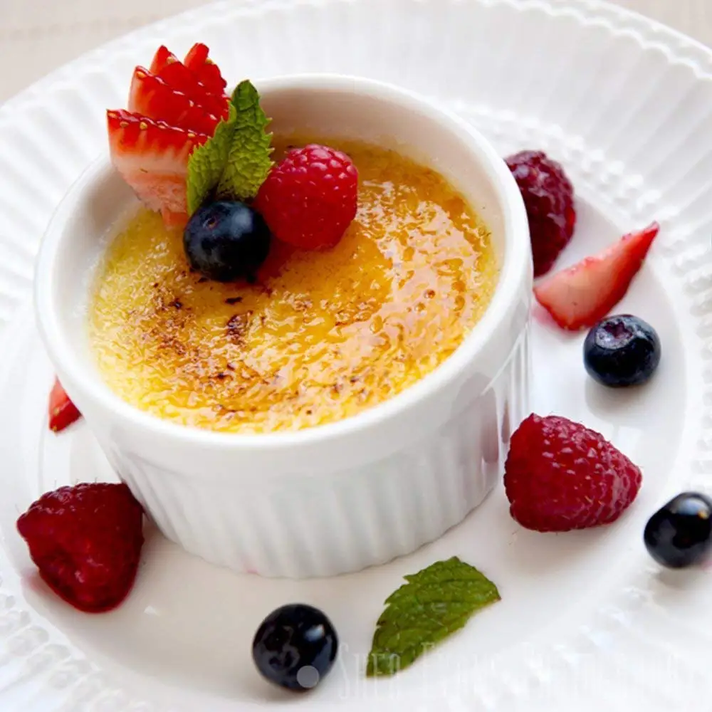 Набор из 8 круглых фарфоровых суфле для приготовления десертов Ramekin 3 5 дюйма 4