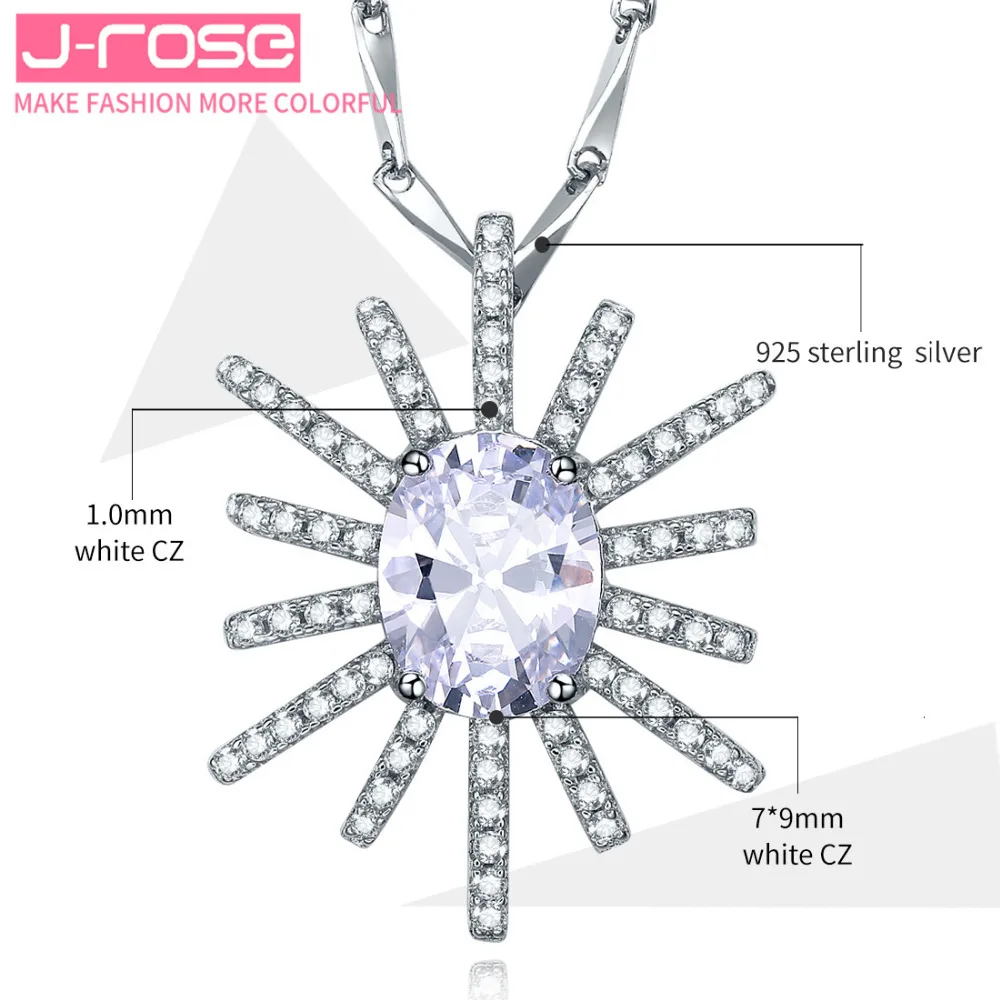 Jrose The god of the ювелирное украшение в виде солнца подарок Белый AAA CZ 100% солидный кулон