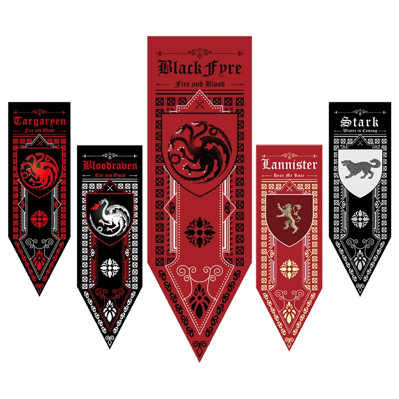 Blackfyre восстание Игра престолов баннер домашний Декор флаг дом Старк Таргариен Песнь Льда и Огня бар украшения флаги
