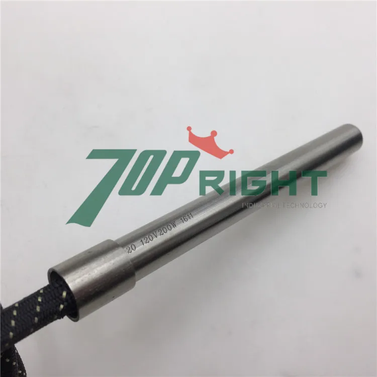 120v200w диаметром 12 мм x 110 Φ с 5-контактным черным кевларовым рукавом | Обустройство