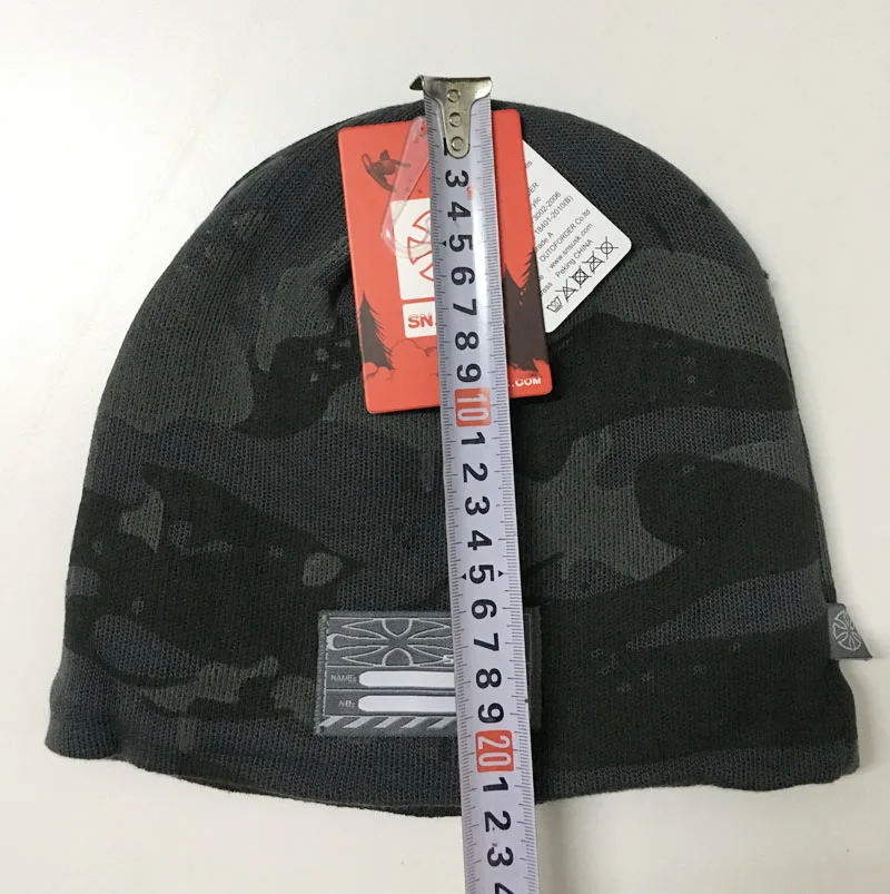 SN. SU. SK мужские уличные камуфляжные шапки Skullies, мужские осенние шапки в стиле хип-хоп, вязаные шапки, женские зимние теплые уличные лыжные шапочки