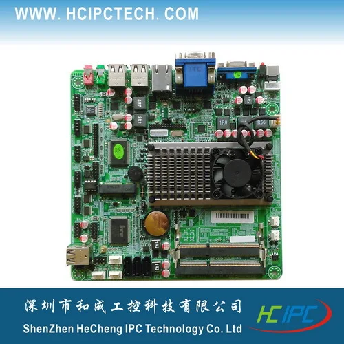 HCIPC M424-6 C1037 Mini itxсистемная плата 4COM 1Mini PCIE 3SATA 8USB GPIO LPT 1Giga LAN 2SODIMM DDR3 LVDS3 + VGA.12VDC |