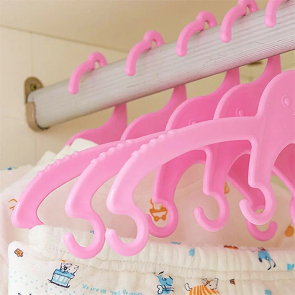 5 шт./лот портативные вешалки для детской одежды детская одежда пластиковые