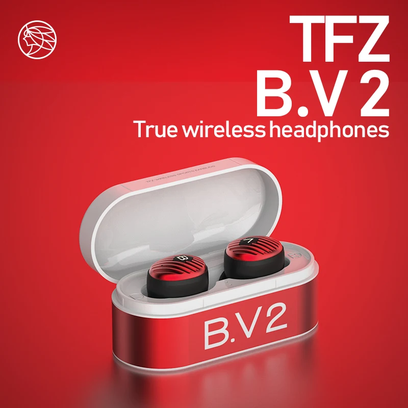 TFZ BV2 TWS Bluetooth V5.0 наушники вкладыши с зарядным устройством двойной микрофон IPX5 для