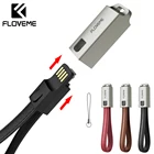 Металлический Кожаный USB-кабель для iPhone X 8 6 6s 7 Plus 5