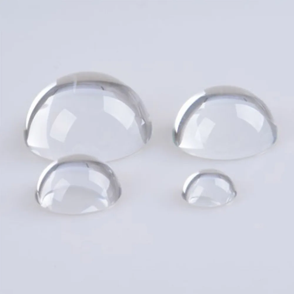 hbl 30mm Clear Crystal Ball Paperweight Half Sphere Magnifying Glass Decoration | Дом и сад