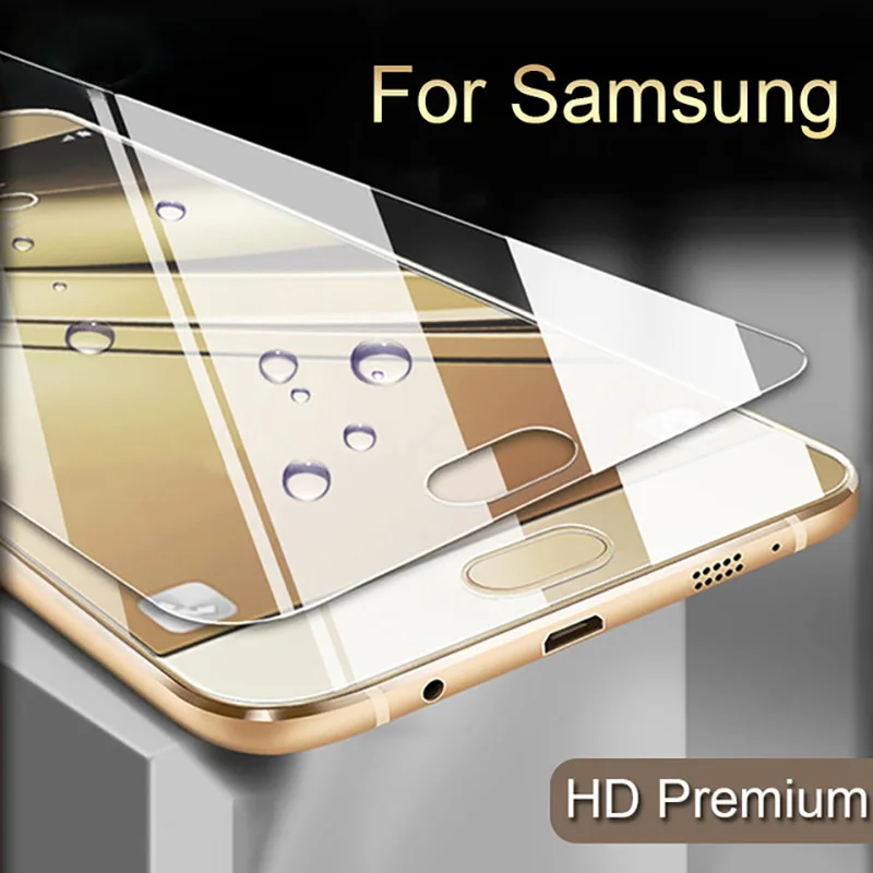 Screen Protector For Samsung Galaxy j7 2017 Tempered Glass 9H Scratch Proof Protective j5 pro j2 Prime j3 2016 j510 | Мобильные