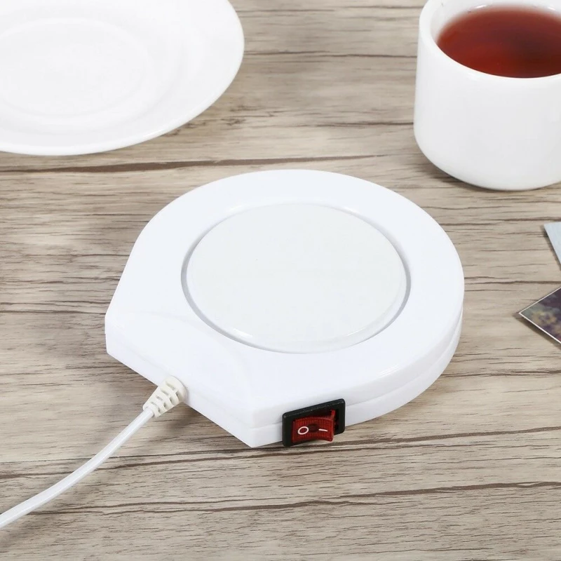 2 шт. Портативный USB Электрический стол салфетки Coaster сохраняет тепло в солнечном