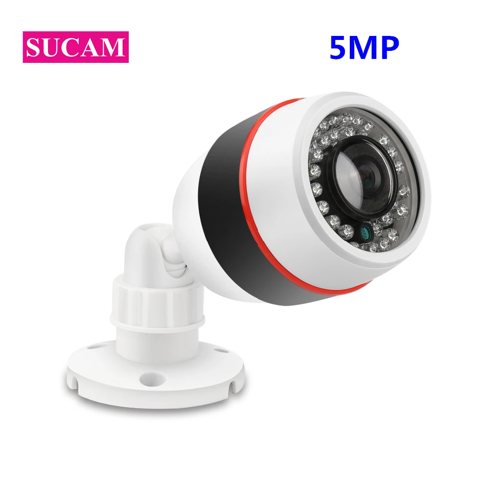 

5MP AHD цилиндрическая камера наружная инфракрасная CMOS 180 градусов широкоугольный OSD кабель Водонепроницаемая камера наблюдения с линзами рыб...