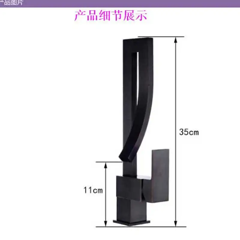 Смеситель для ванной Бронзовый с масляным наматыванием кран умывальника одной