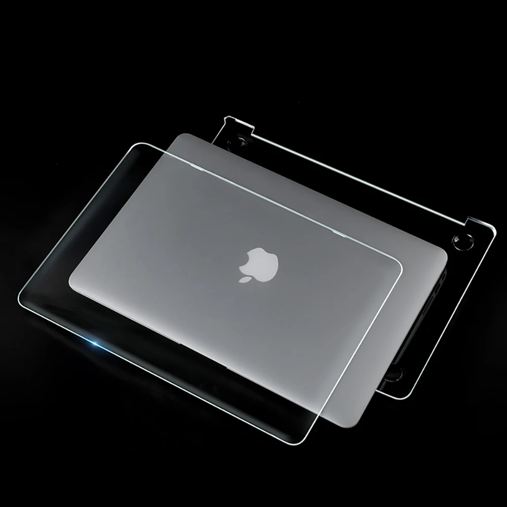 BUBM кристально чистый жесткий чехол совместимый с MacBook 12 дюймов Air 13 новейший Pro