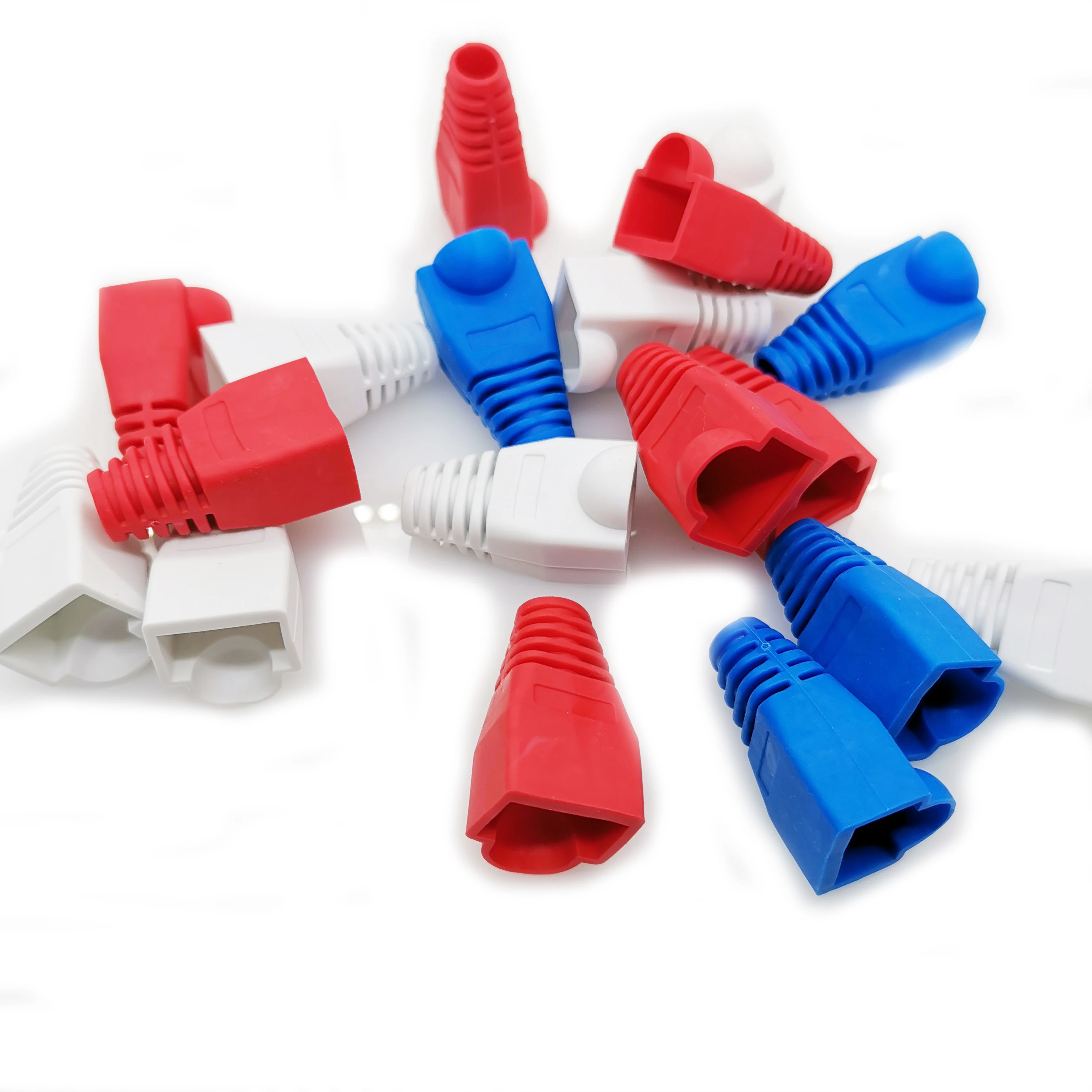 100 шт./лот сетевой разъем RJ45 разъемы колпачки Cat5 Cat6 шт. только 1 цвет|plug connector|t5