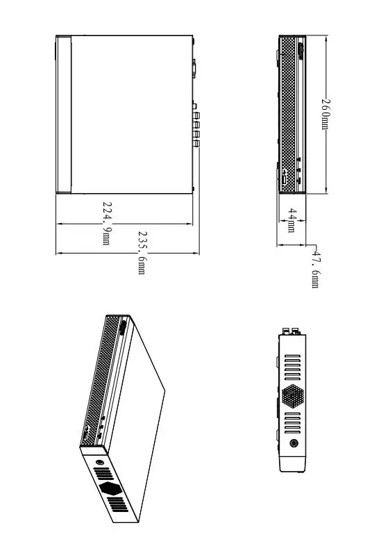 Dahua XVR4104HS X1 4 канальный Penta brid 720P компактный 1U Цифровой видеорегистратор