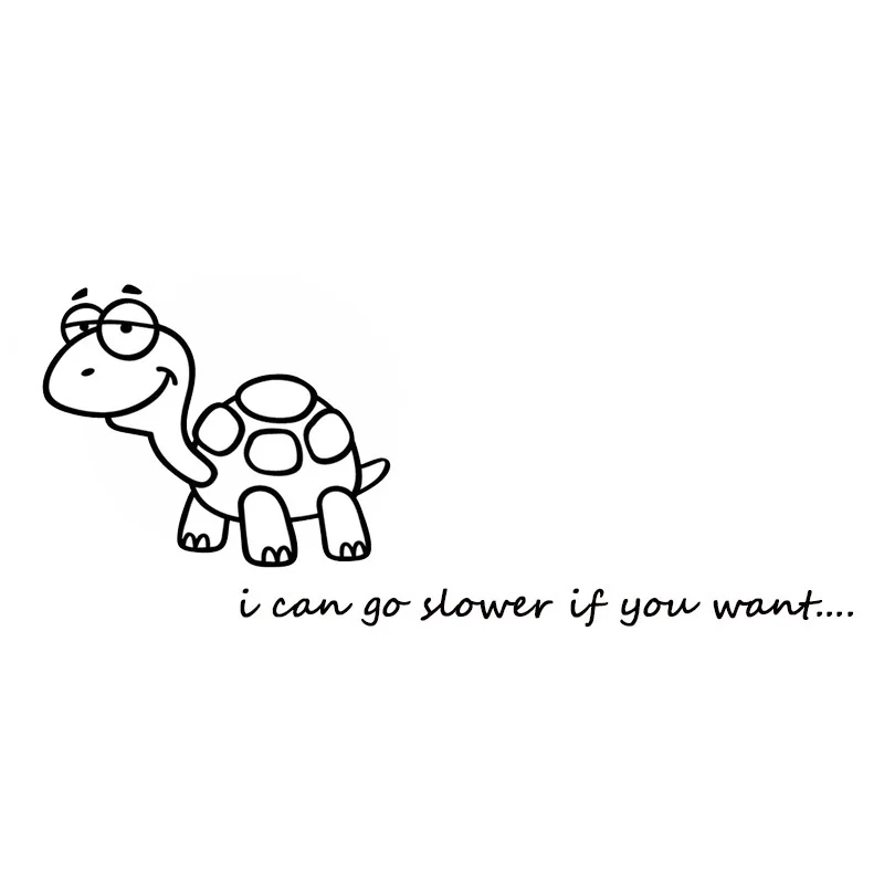 

Funny window Stickers Cute Tortoise Vinyl toy Decals and Stickers 16x15cm