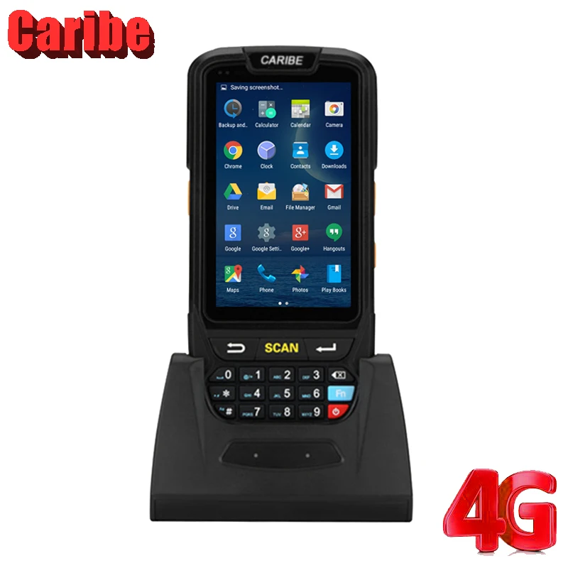 CARIBE 1D 2D Honeywell сканер штрих-кодов 4G WiFi NFC прочный КПК android 7,0 терминал